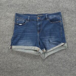 Judy Blue Shorts Womens 1XL Denim Stretch High Rise Preppy Jean JB150036